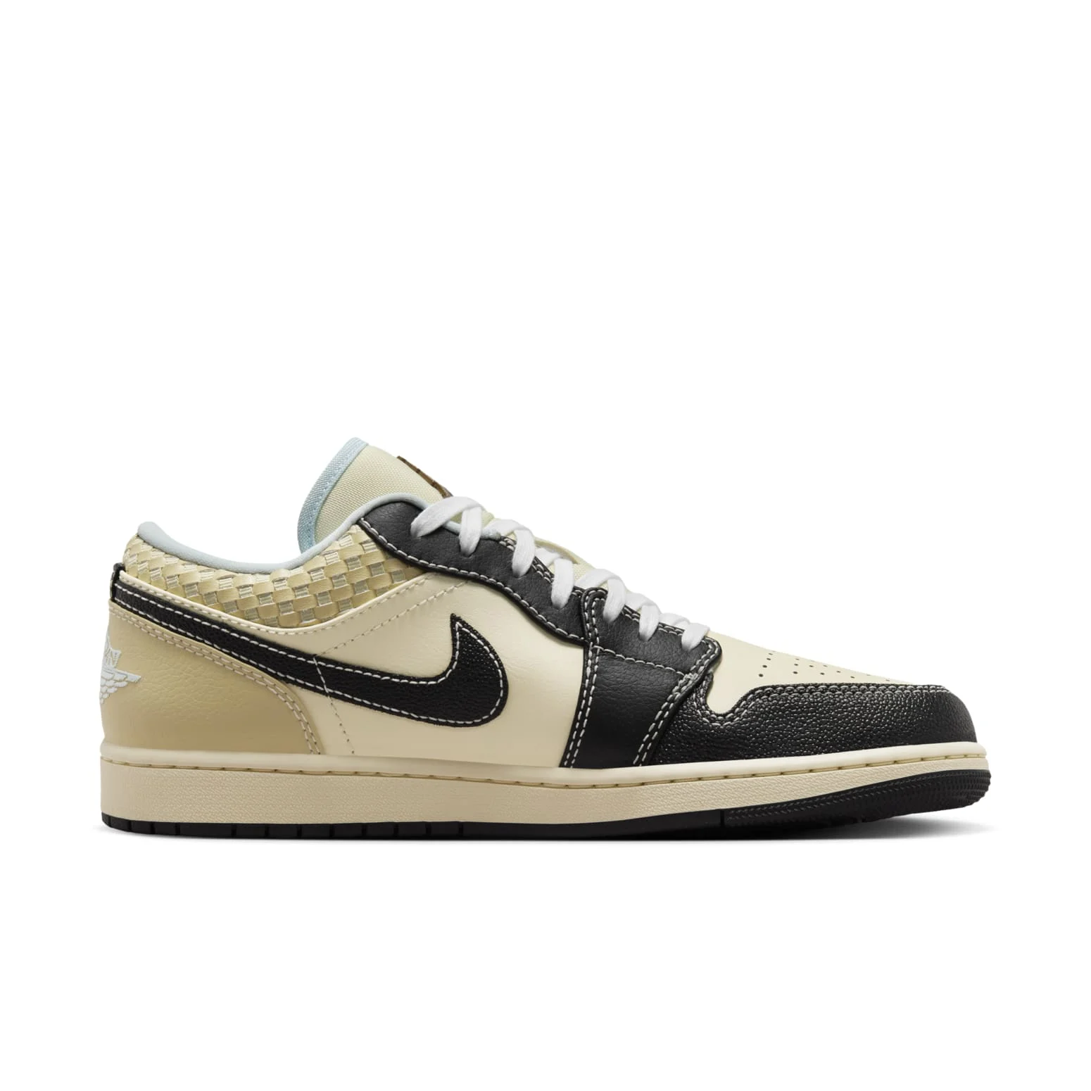 Air Jordan 1 Low SE ‘Coconut Milk Black Muslin’ HQ3437-101