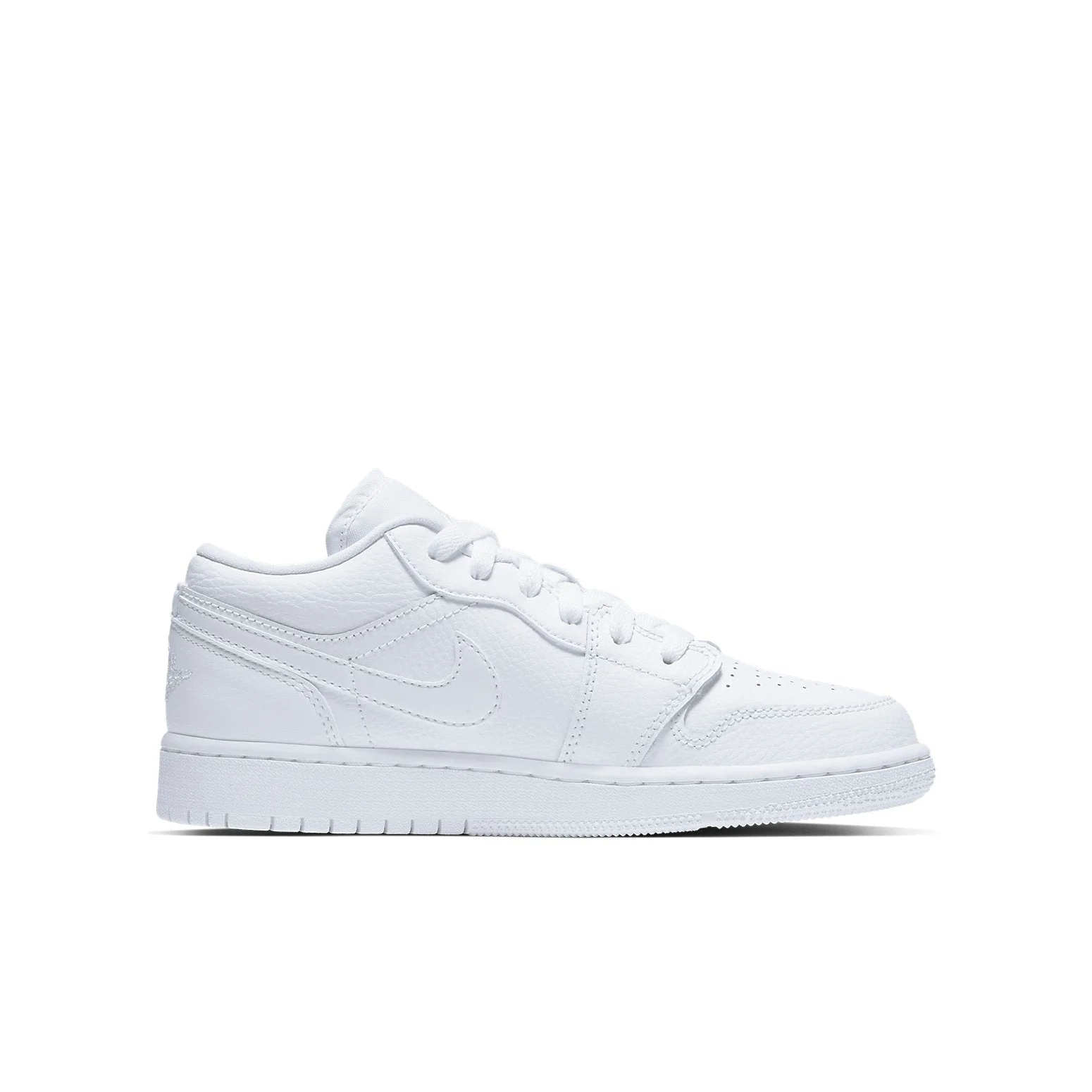 (GS) Air Jordan 1 Low ‘Triple White Logo’ 553560-126