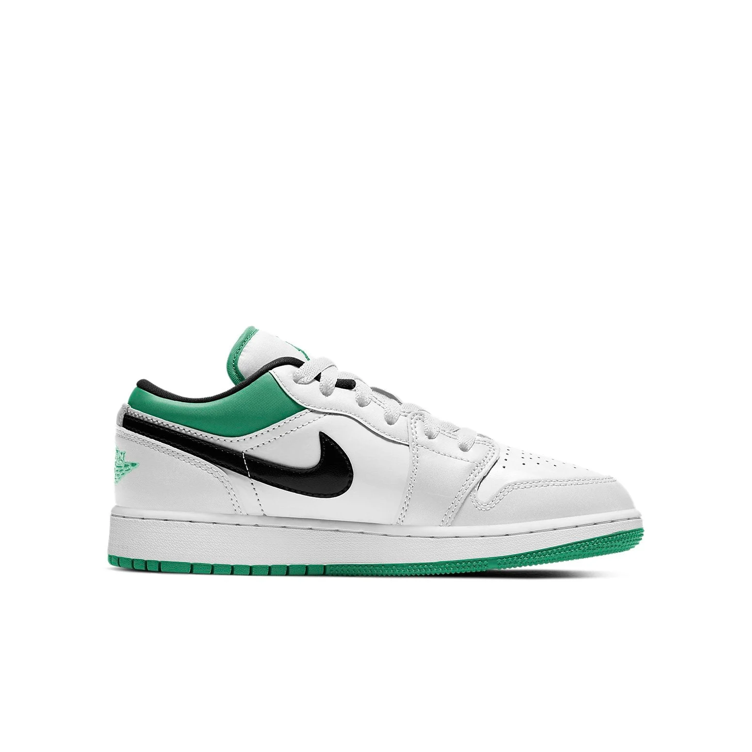 (GS) Air Jordan 1 Low ‘White Lucky Green’ 553560-129