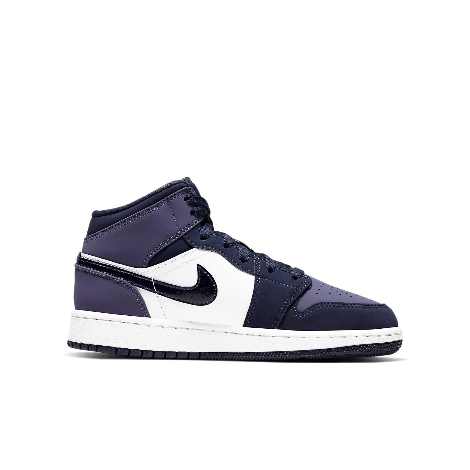 (GS) Air Jordan 1 Mid ‘Sanded Purple’ 554725-445