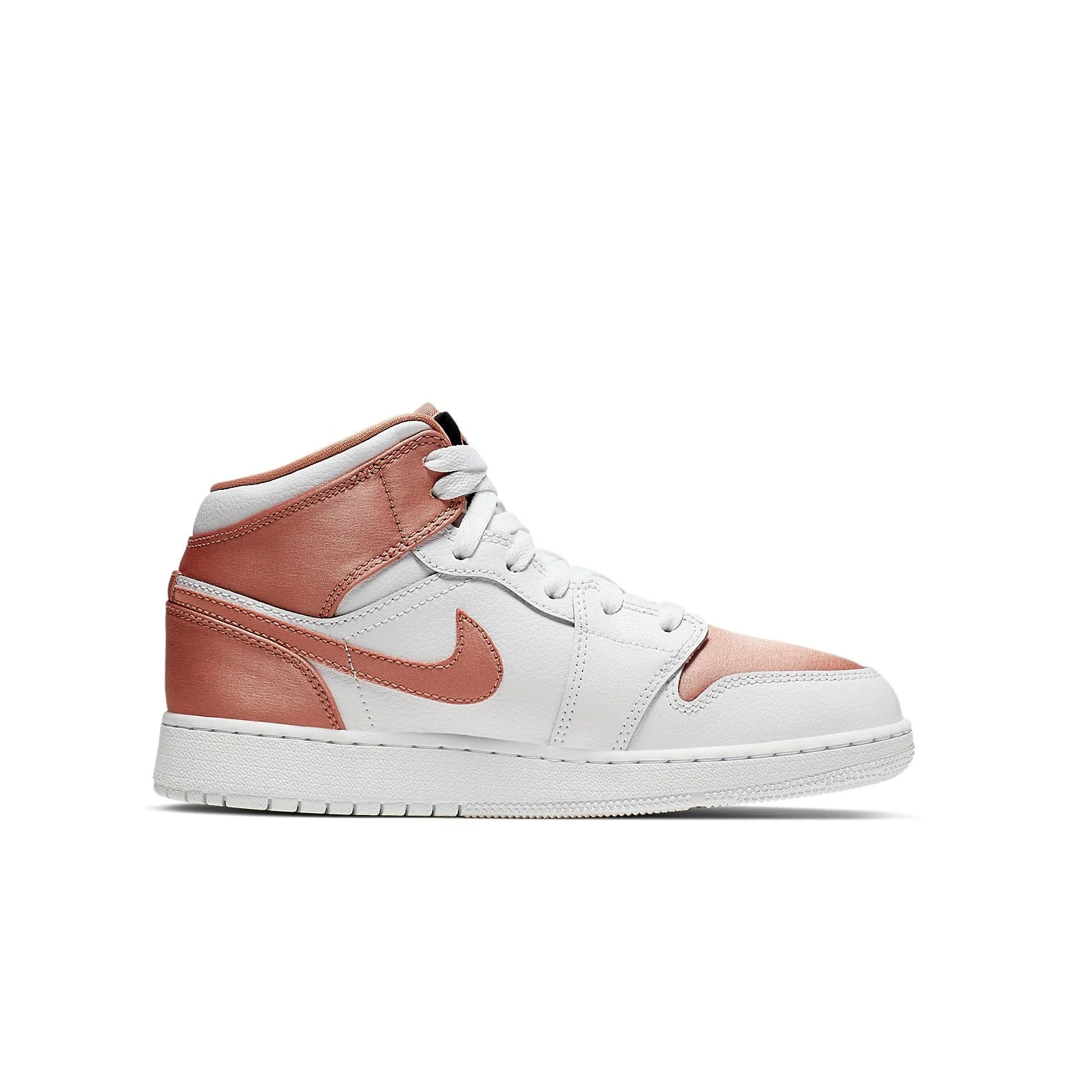 (GS) Air Jordan 1 Mid ‘White Rose Gold’ 555112-190