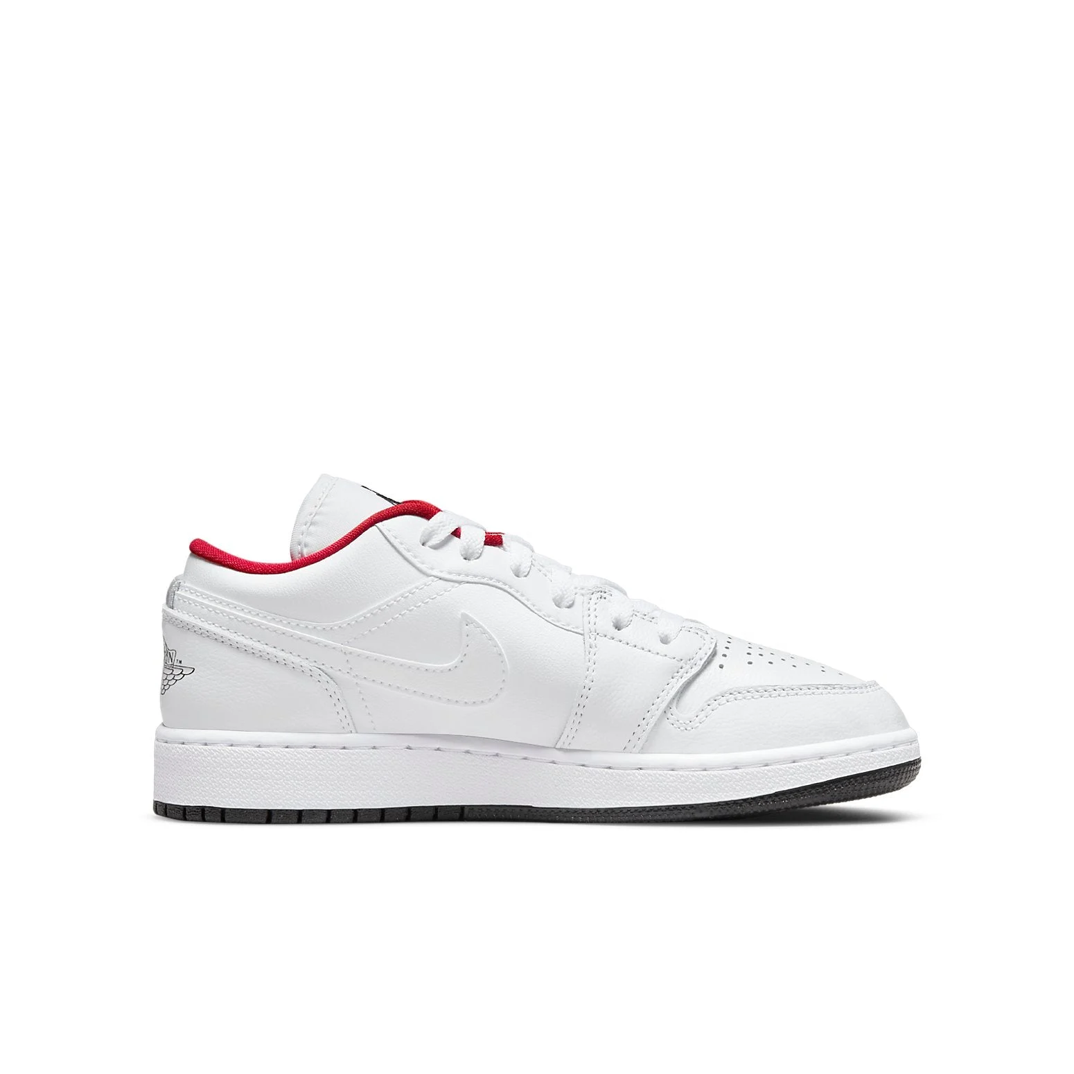 (GS) Air Jordan 1 Low ‘White Gym Red Black’ 553560-164