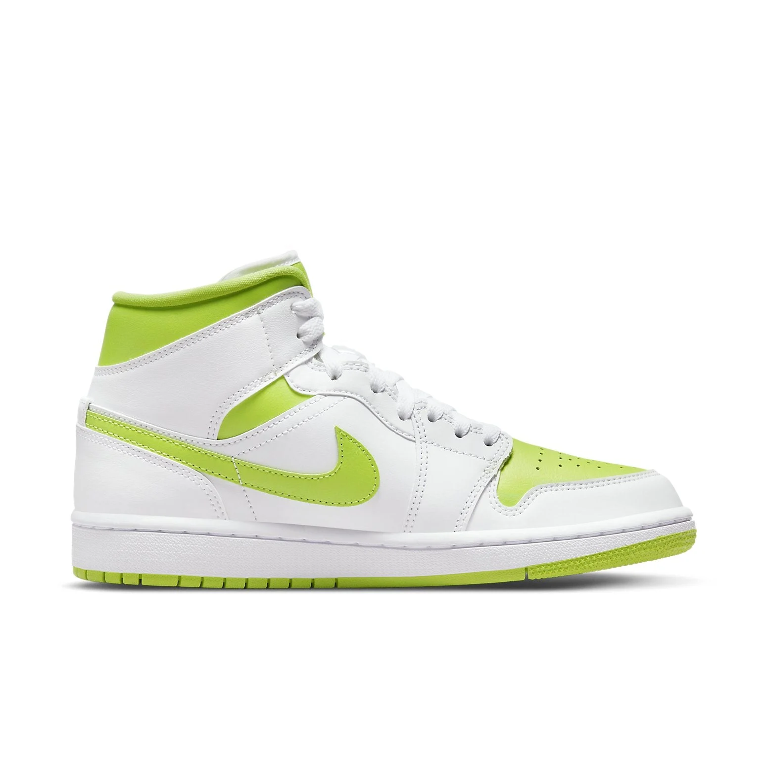 (WMNS) Air Jordan 1 Mid ‘White Lime’ BQ6472-131