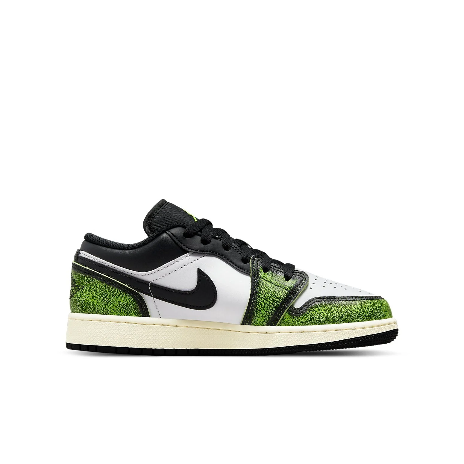 (GS) Air Jordan 1 Low SE ‘Wear-Away – Electric Green’ DO8244-003