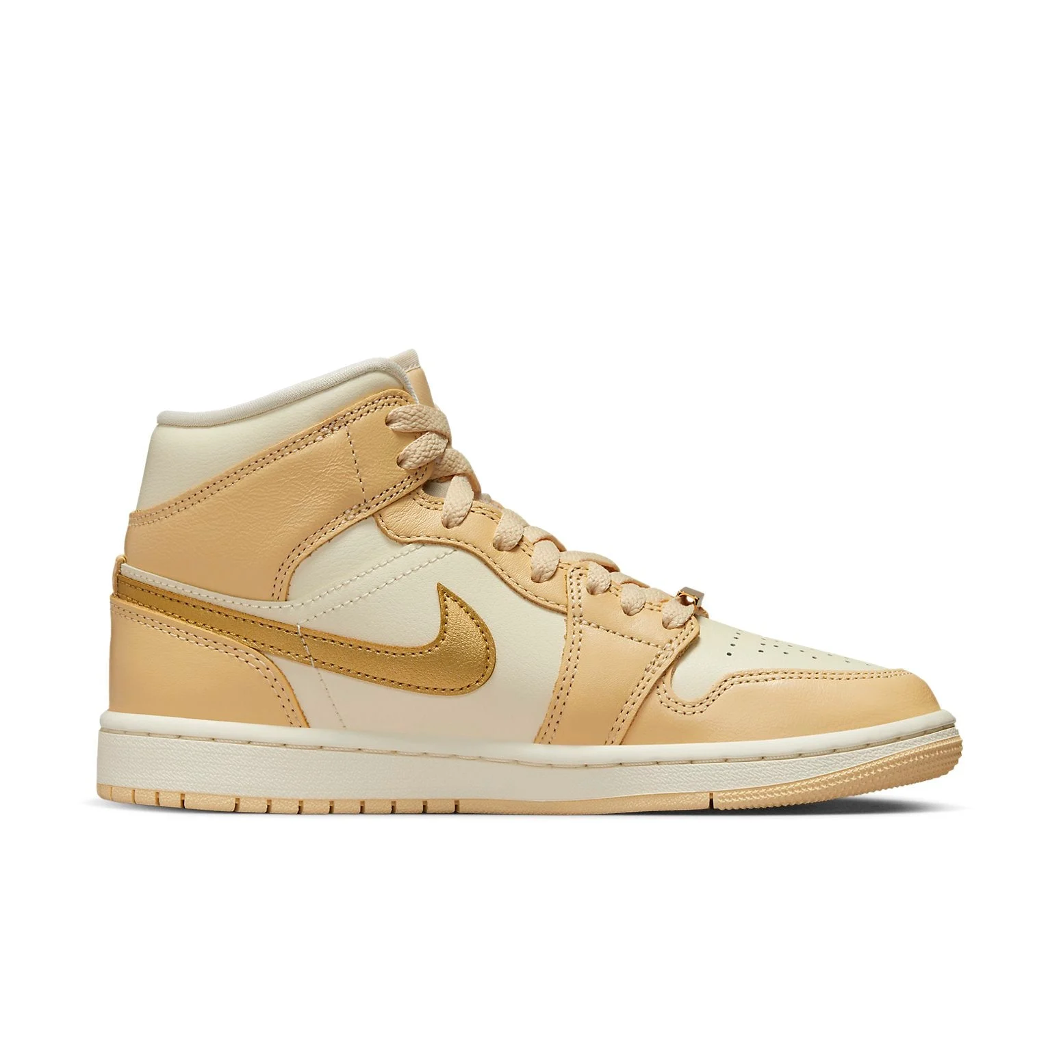 (WMNS) Air Jordan 1 Mid ‘Pale Vanilla Gold’ FB9892-200