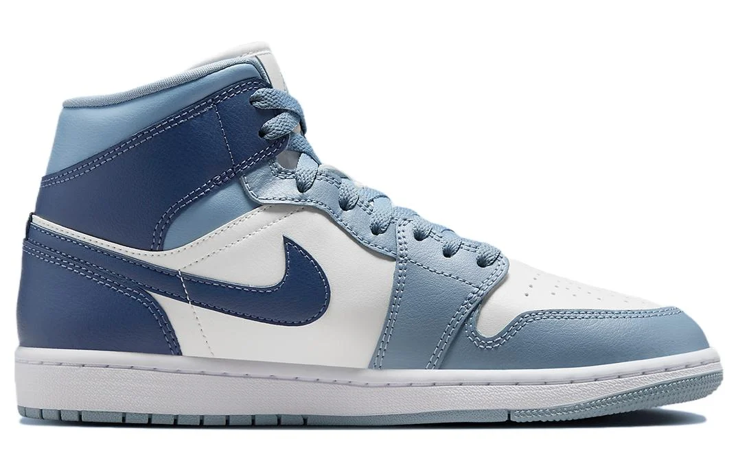 (WMNS) Air Jordan 1 Mid ‘Two-Tone Blue’ BQ6472-140