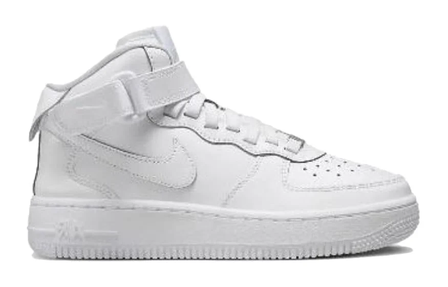 (GS) Nike Air Force 1 Mid EasyOn SE ‘Triple White’ FN1193-111