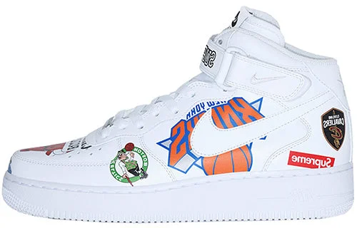 Nike x Supreme NBA x Air Force 1 Mid 07 ‘White’ AQ8017-100