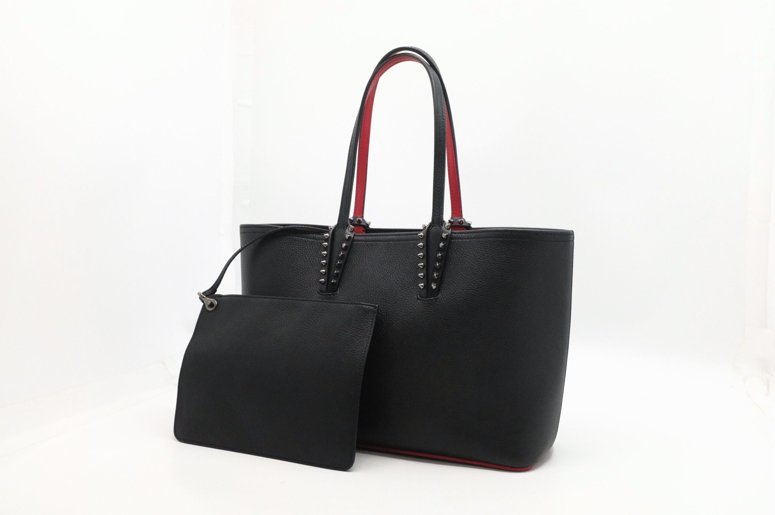 Louboutin Small Cabata in Black Leather